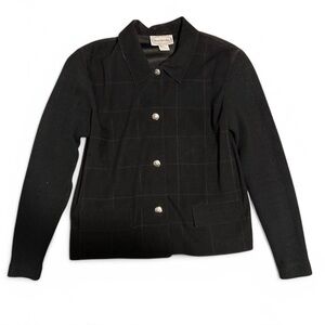 Stonebridge Black Jacket with Silver Buttons